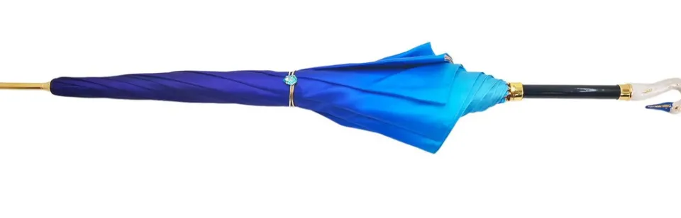 Online Il Marchesato Ombrello Cigno Incredibile Smaltato Su placcatura Oro 24K