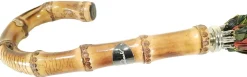 Outlet Il Marchesato Ombrello con Bamboo scozzese da uomo