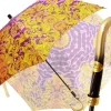 Online Il Marchesato Ombrello con fantasia leopardata fucsia e corone dorate