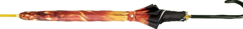 Outlet Il Marchesato Ombrello con fiore astratto bronzo - Superlight