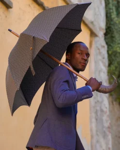 Outlet Il Marchesato Ombrello con il corno di Ram
