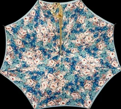Best Il Marchesato Ombrello con impugnatura pavone e cristalli smeraldo