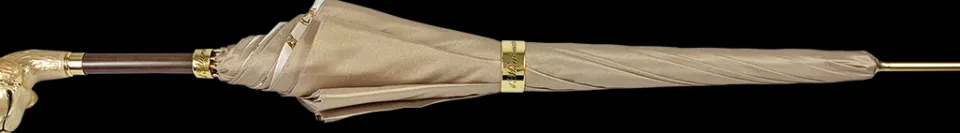 Discount Il Marchesato Ombrello con impugnatura pavone e cristalli smeraldo