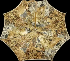 Fashion Il Marchesato Ombrello con impugnatura pavone e cristalli smeraldo