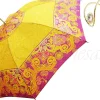 Hot Il Marchesato Ombrello con motivo brillante - giallo/Fucsia