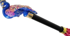 Online Il Marchesato Ombrello con pavone e cristalli Swarovski