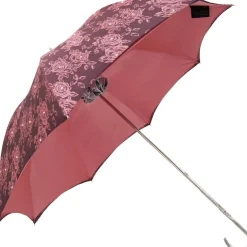 Outlet Il Marchesato Ombrello con rose Rosa e cristalli Swarovski