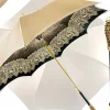 Discount Il Marchesato Ombrello con stampa leopardata, doppio tessuto