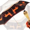 Clearance Il Marchesato Ombrello corto da donna con cavalli stile romano
