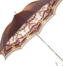 New Il Marchesato Ombrello da donna affascinante in doppio tessuto - Disegno esclusivo c