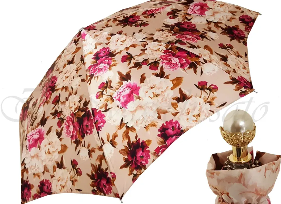 Fashion Il Marchesato Ombrello da donna esclusivo disegno floreale