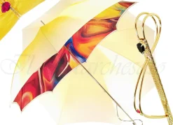 New Il Marchesato Ombrello di lusso con manico "sciabola" disegno Esclusivo il Marchesat