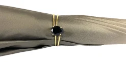 Clearance Il Marchesato Ombrello doppio tessuto in un fantastico colore cioccolato