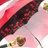 Clearance Il Marchesato Ombrello doppio tessuto rosso, nuova esclusiva papaveri