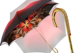 Clearance Il Marchesato Ombrello doppio tessuto rosso da donna