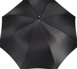 Fashion Il Marchesato Ombrello elegante Con Doppio Strato In Raso Nero