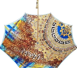 Clearance Il Marchesato Ombrello esclusivo con greche, corone e animalier