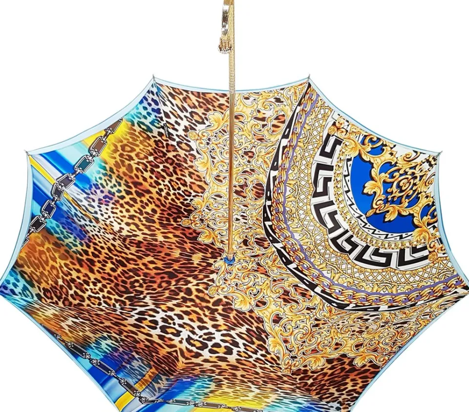 Clearance Il Marchesato Ombrello esclusivo con greche, corone e animalier