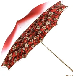 Fashion Il Marchesato Ombrello floreale Rosso Marchesato