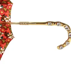 Fashion Il Marchesato Ombrello floreale Rosso Marchesato