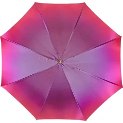 Hot Il Marchesato Ombrello fucsia con medaglione e cristalli