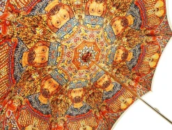 Sale Il Marchesato Ombrello Giallo Gradiente di Lusso Marchesato, doppio tessuto
