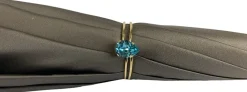 Discount Il Marchesato Ombrello gradiente color caffè - interno azzurro