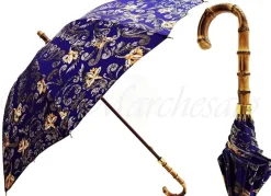 Hot Il Marchesato Ombrello grande da donna con manico in Bamboo