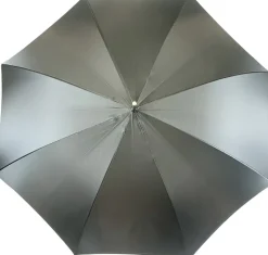 Fashion Il Marchesato Ombrello grigio con interno stampa floreale - motivo esclusivo