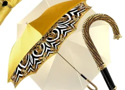 New Il Marchesato Ombrello In Fantastico Doppio telo color Oro