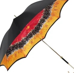 New Il Marchesato Ombrello italiano fatto a mano con interno fantasia e impugnatura temp