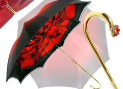 Best Il Marchesato Ombrello Meraviglioso Con Design Rosa Rossa