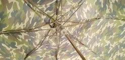 Fashion Il Marchesato Ombrello militare Pieghevole da uomo Con Manico in legno Bamboo