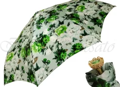 Online Il Marchesato Ombrello mini verde con rose