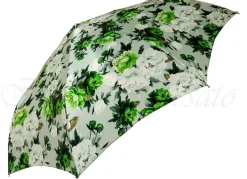 Online Il Marchesato Ombrello mini verde con rose