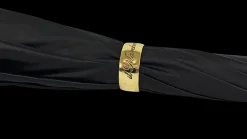 Online Il Marchesato Ombrello nero Semplice ed elegante con design animalier