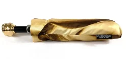 Sale Il Marchesato Ombrello pieghevole con dalia oro e marrone