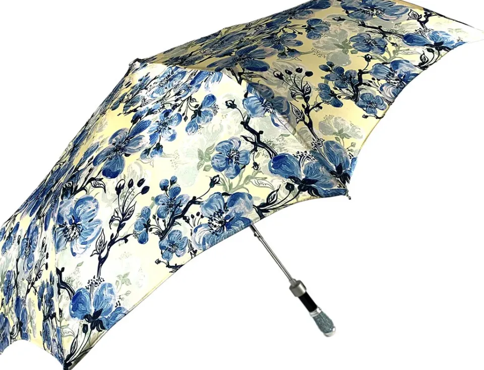 Online Il Marchesato Ombrello pieghevole con motivo floreale