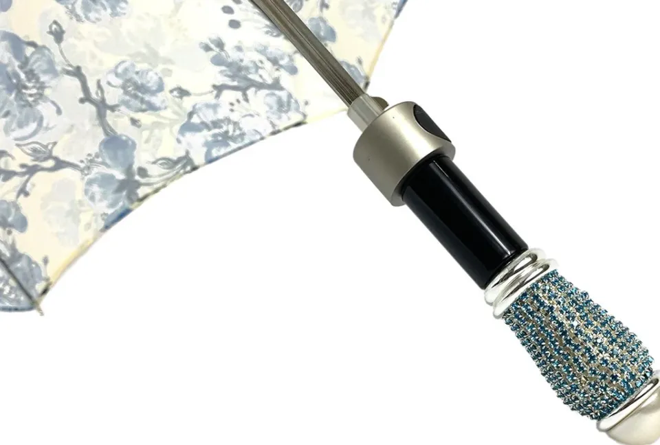 Online Il Marchesato Ombrello pieghevole con motivo floreale