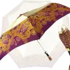 Clearance Il Marchesato Ombrello pieghevole da donna crema e magenta
