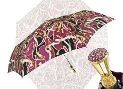 Outlet Il Marchesato Ombrello pieghevole da donna - Nuovo design esclusivo