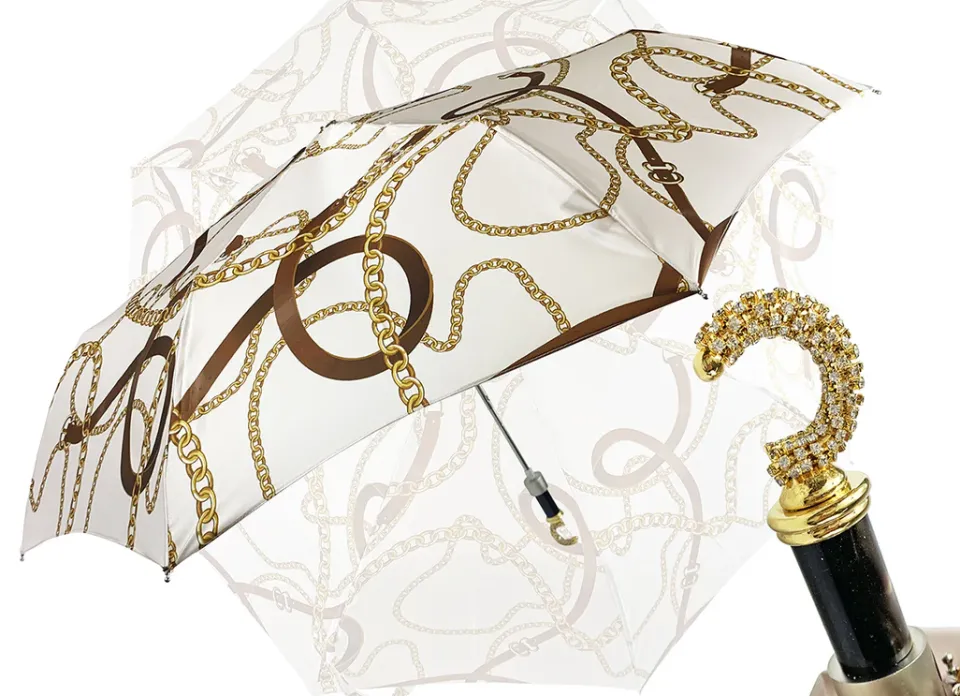 New Il Marchesato Ombrello pieghevole da donna - Nuovo design esclusivo