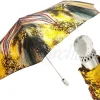Clearance Il Marchesato Ombrello pieghevole da donna fantastico, incredibile nuovo design animalier astratto I migliori ombrelli pieghevoli