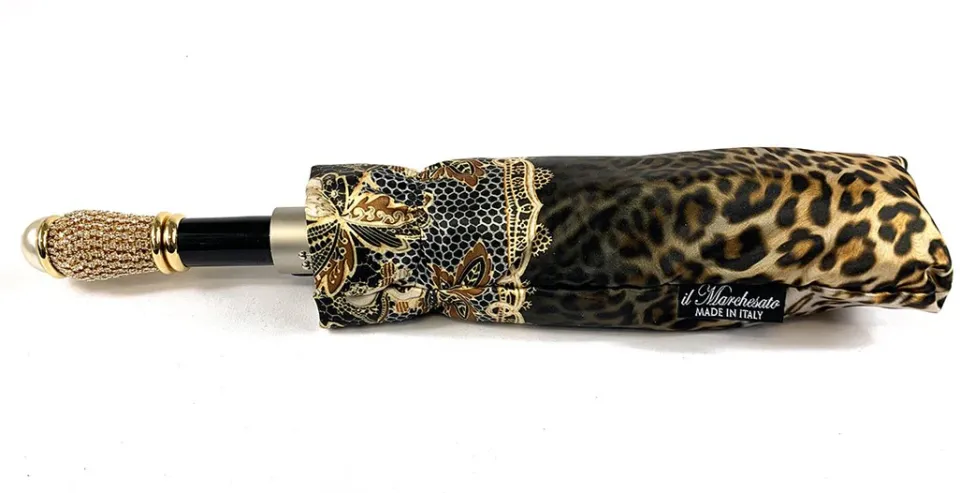 Hot Il Marchesato Ombrello pieghevole da donna Animalier