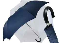 New Il Marchesato Ombrello pieghevole da uomo Blu scuro