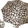 Fashion Il Marchesato Ombrello pieghevole elegante leggero crema e nero