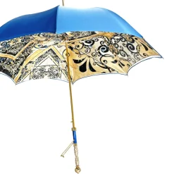 Fashion Il Marchesato Ombrello realizzato a mano con esclusivo disegno Maiolica