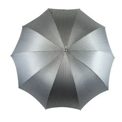 Clearance Il Marchesato Ombrello rigato grigio