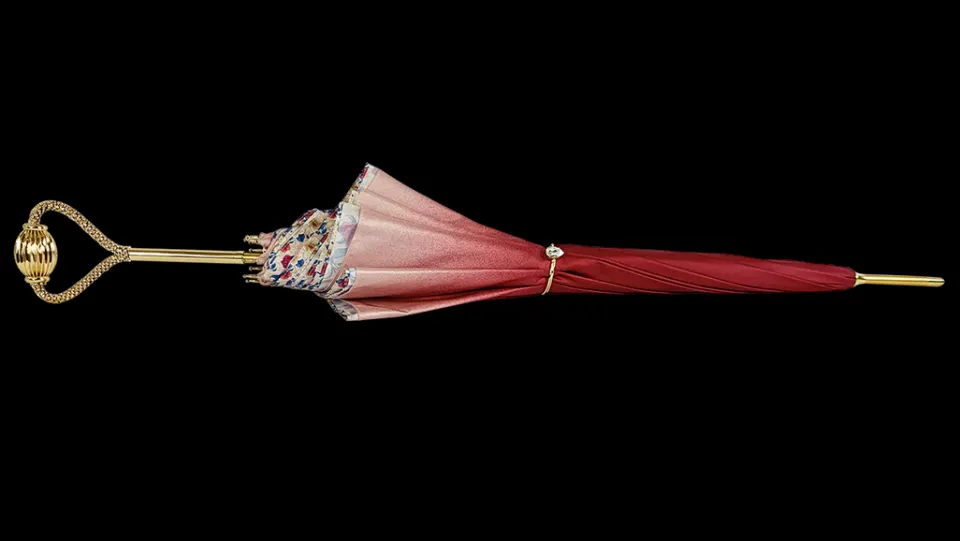 Best Il Marchesato Ombrello romantico con manico a cuore e cristalli