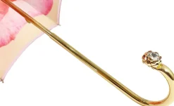 Online Il Marchesato Ombrello rosa con Disegno Rose